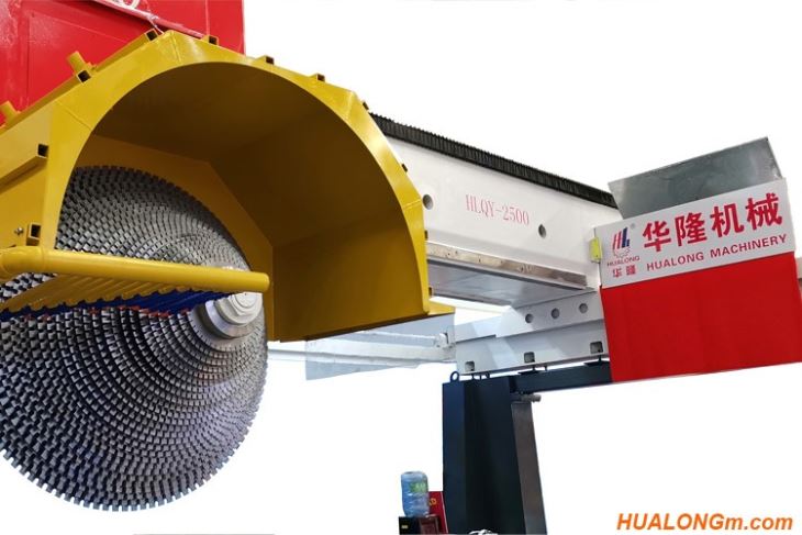 Cutting head of big stone cutting machine